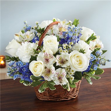 Peace, Prayers & Blessings&trade; Blue & White